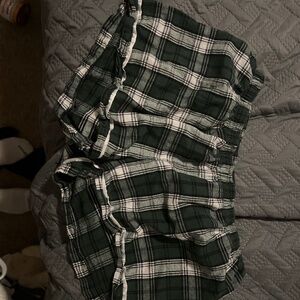 Green Pajama Shorts